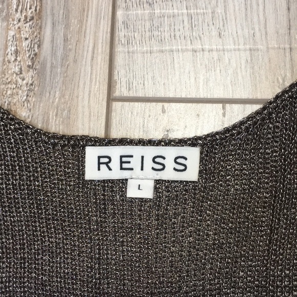 Reiss metallic silver top - Picture 4 of 11